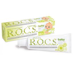 ROCS Baby Зубная паста Нежный уход Душистая ромашка